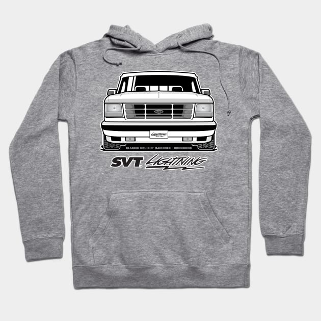 Gen 1 Lightning Truck 1993-1995 BW Hoodie by RBDesigns